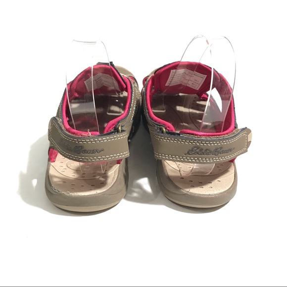 Eddie Bauer Bump Toe Outdoor Sandals Pink Sz 8 - Picture 5 of 8